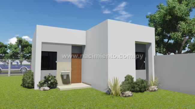 Construcción de Casa , 2 Dormitorios, 1 Baño, REF. 326